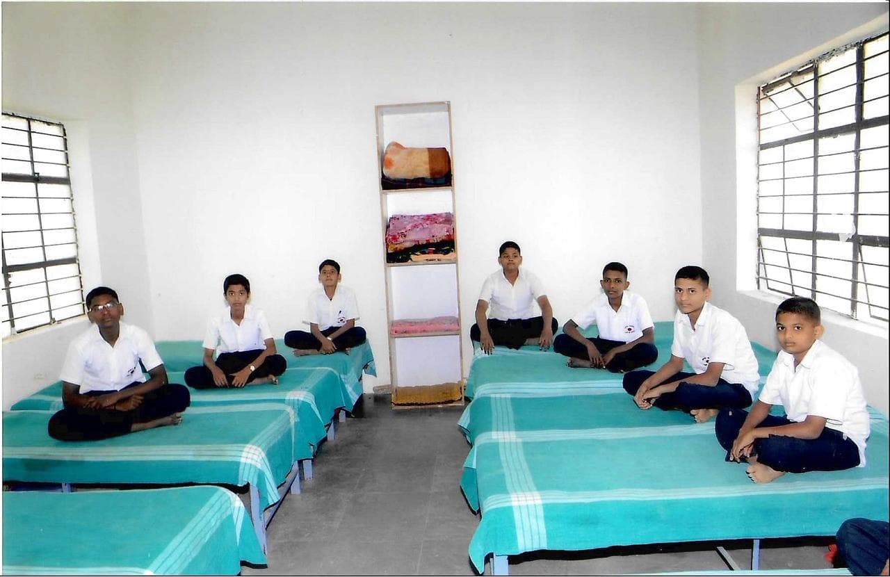 Residential hostel room at Shree Gurukul Vidyapeeth